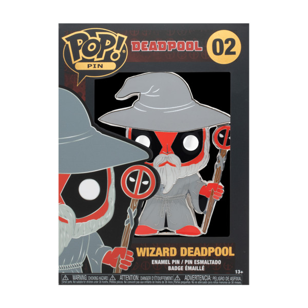 FUNKO POP PIN! MARVEL Deadpool Wizard Deadpool #02